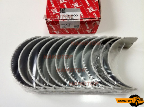 Вкладыши шатунные R195 0,25 (R4048K, CB-1613GP,  R195H, 6RB1, 6RB2, 1-12271-048, 1-12271-028)